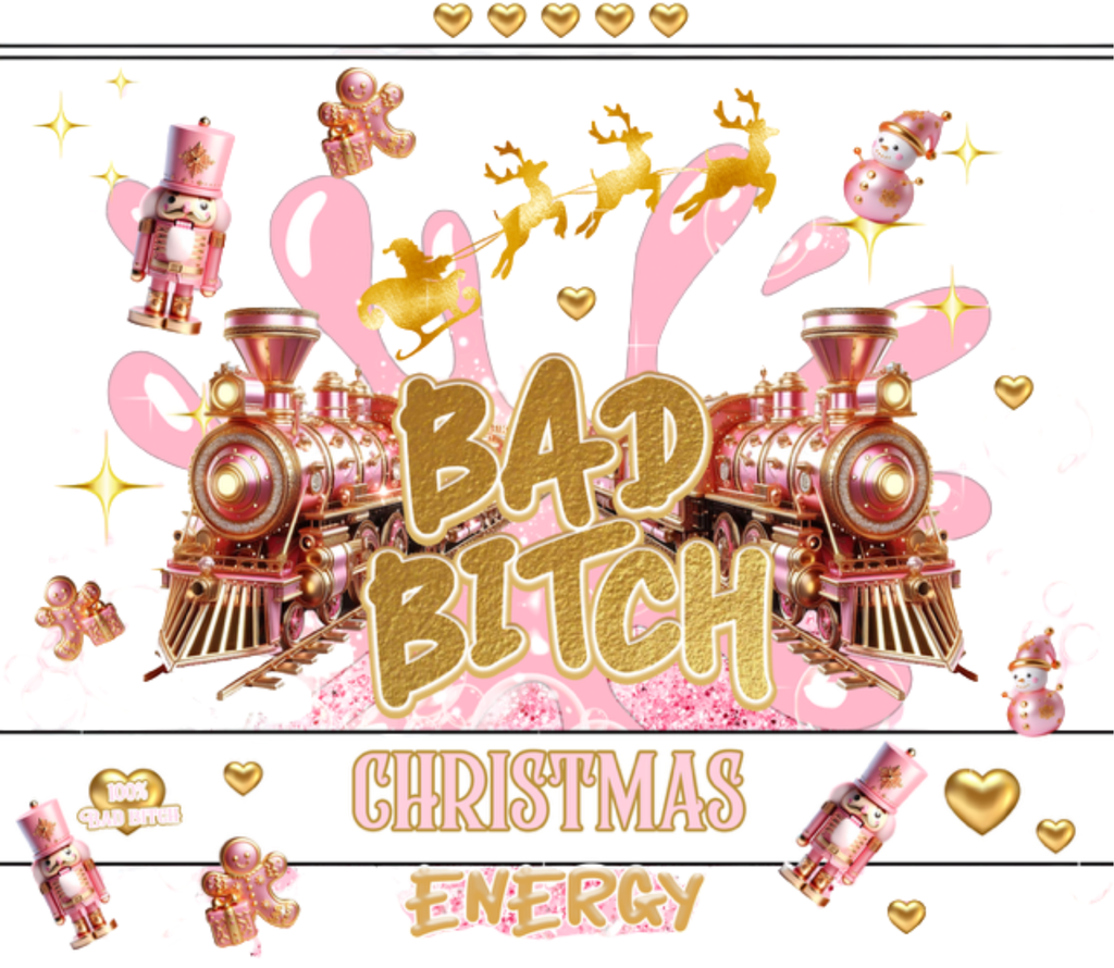 "Bad Bitch Christmas" Tumbler - Festive Sass in Every Sip