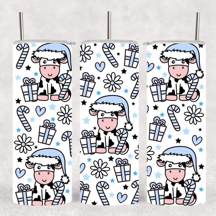 "Merry Moo Christmas" Kids Tumbler