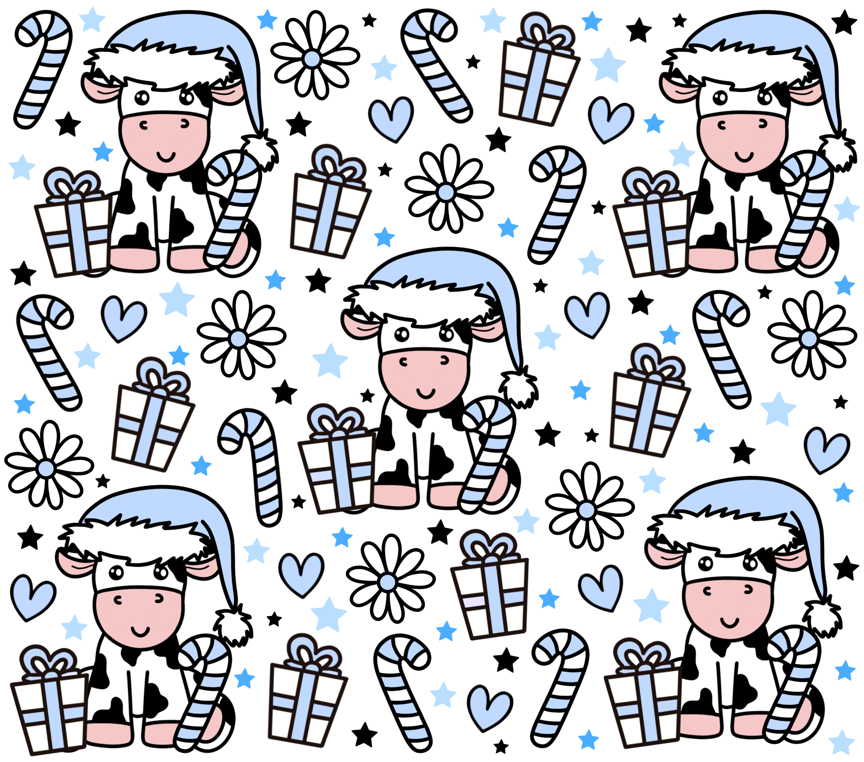 "Merry Moo Christmas" Kids Tumbler