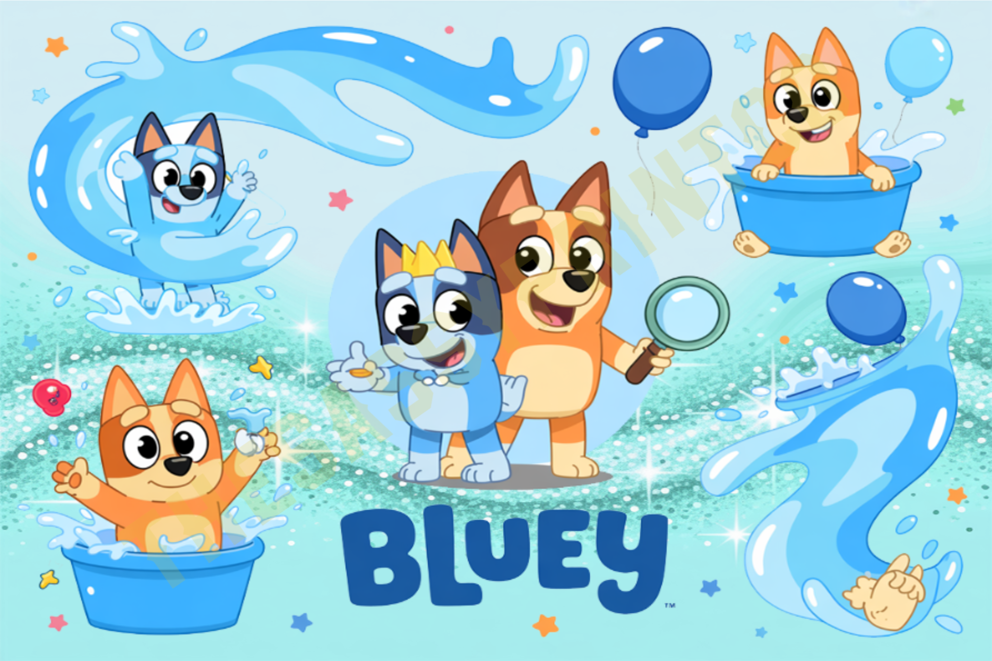 "Bluey" 15oz Tumbler - Splash-tastic Fun for Little Legends