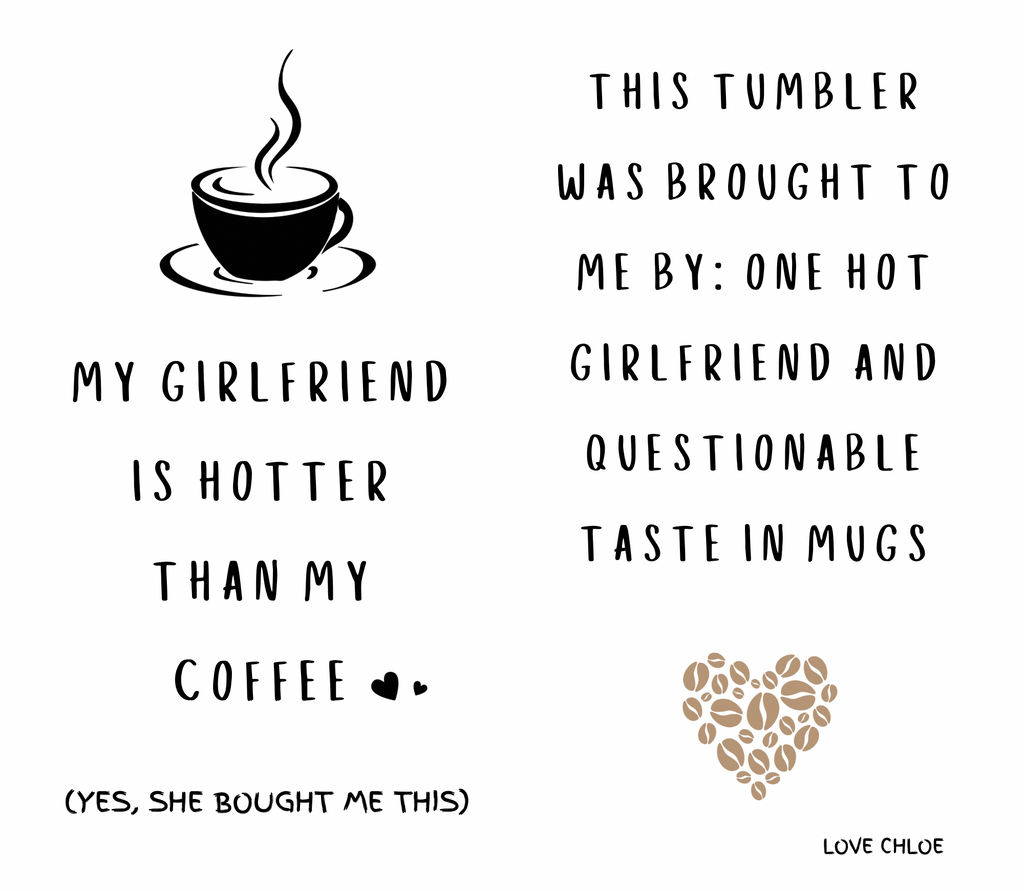 Personalised Funny Tumbler for Partner - Custom Relationship Gift