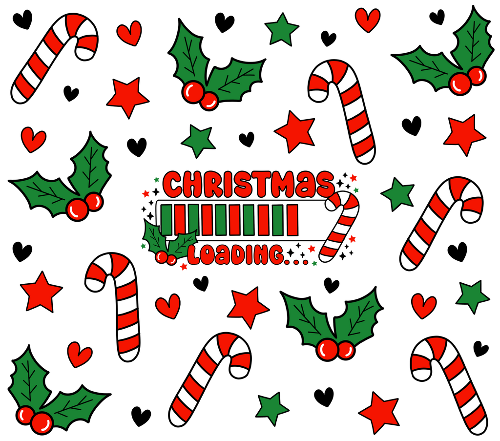 "Christmas Loading" Tumbler - Festive Holiday Design