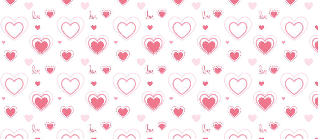 "Love Hearts Pattern" Mug - Sweet Valentine's Day Gift