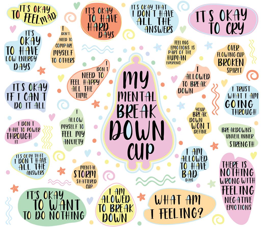 "My Mental Breakdown" Tumbler