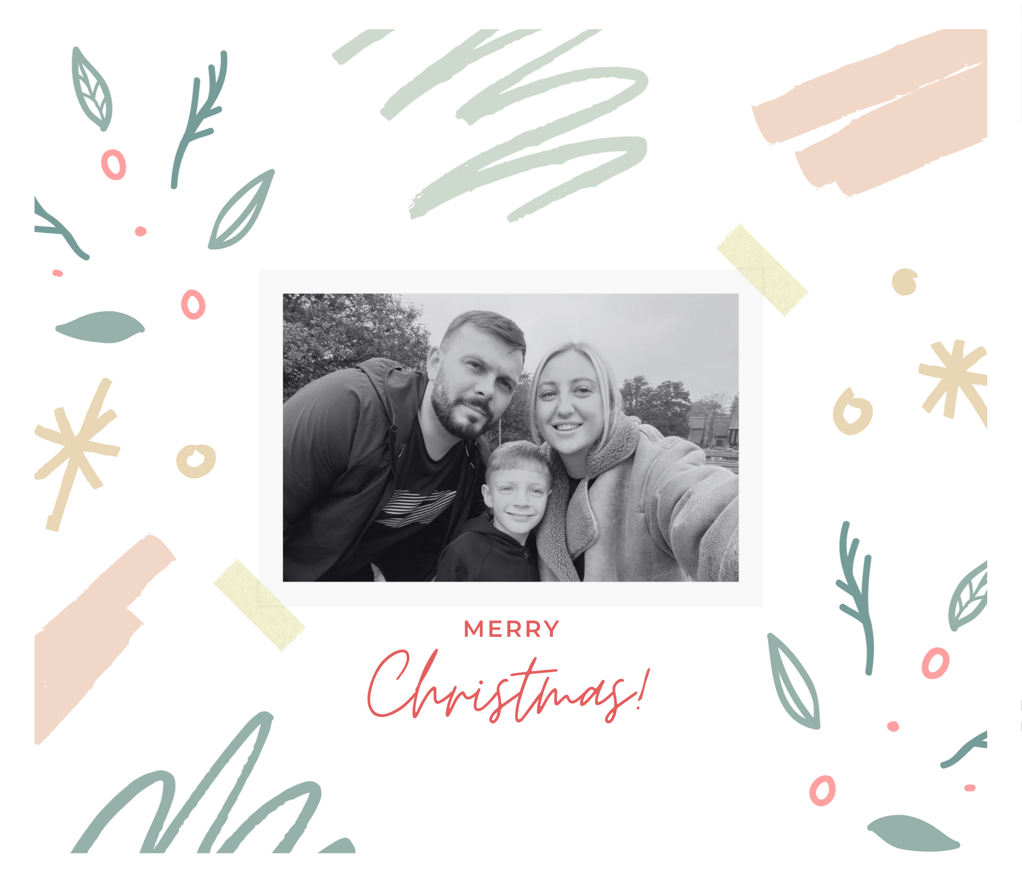 Personalised "Merry Christmas" Tumbler - Add Your Own Photo