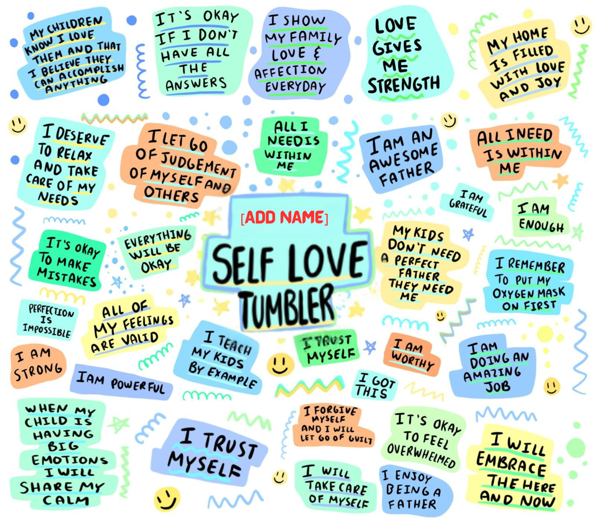 Men’s Personalised "Self Love" Tumbler