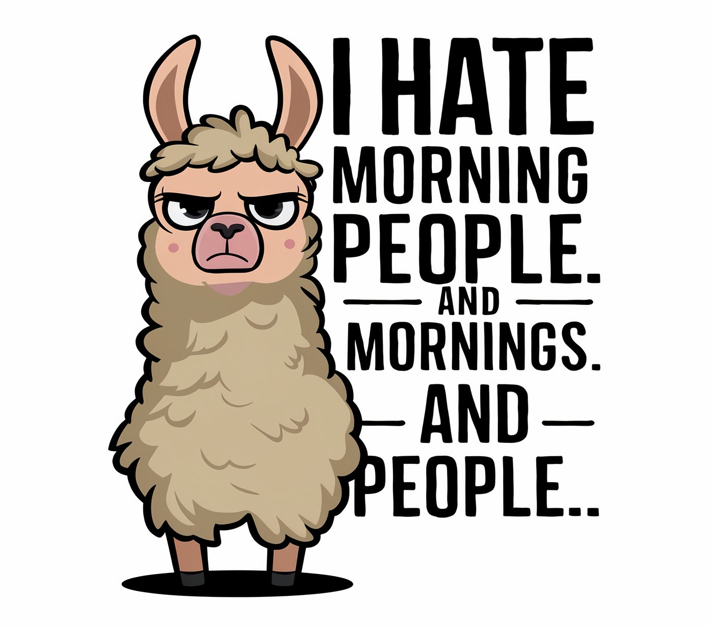 "Sheep - I hate mornings" Tumbler