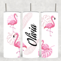 Flamingo Personalised Tumbler - Olivia