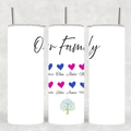Personalised "Our Family" - Tumbler