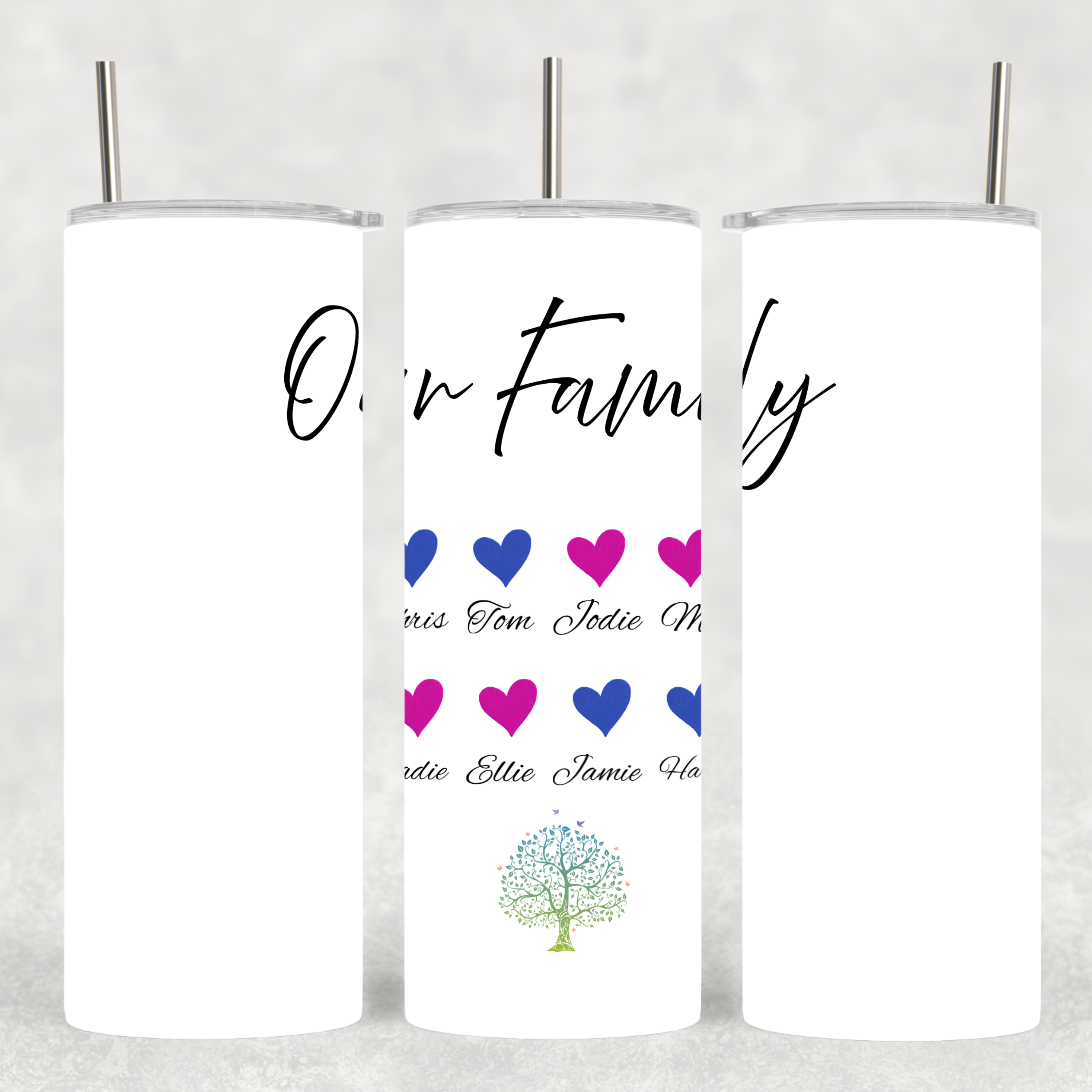 Personalised "Our Family" - Tumbler