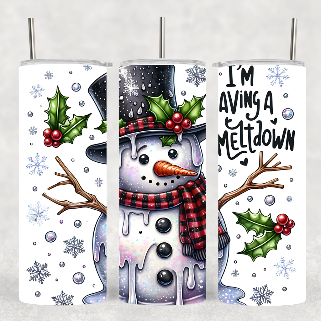 "Snowman in Crisis" Tumbler