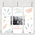 Personalised "Merry Christmas" Tumbler - Add Your Own Photo