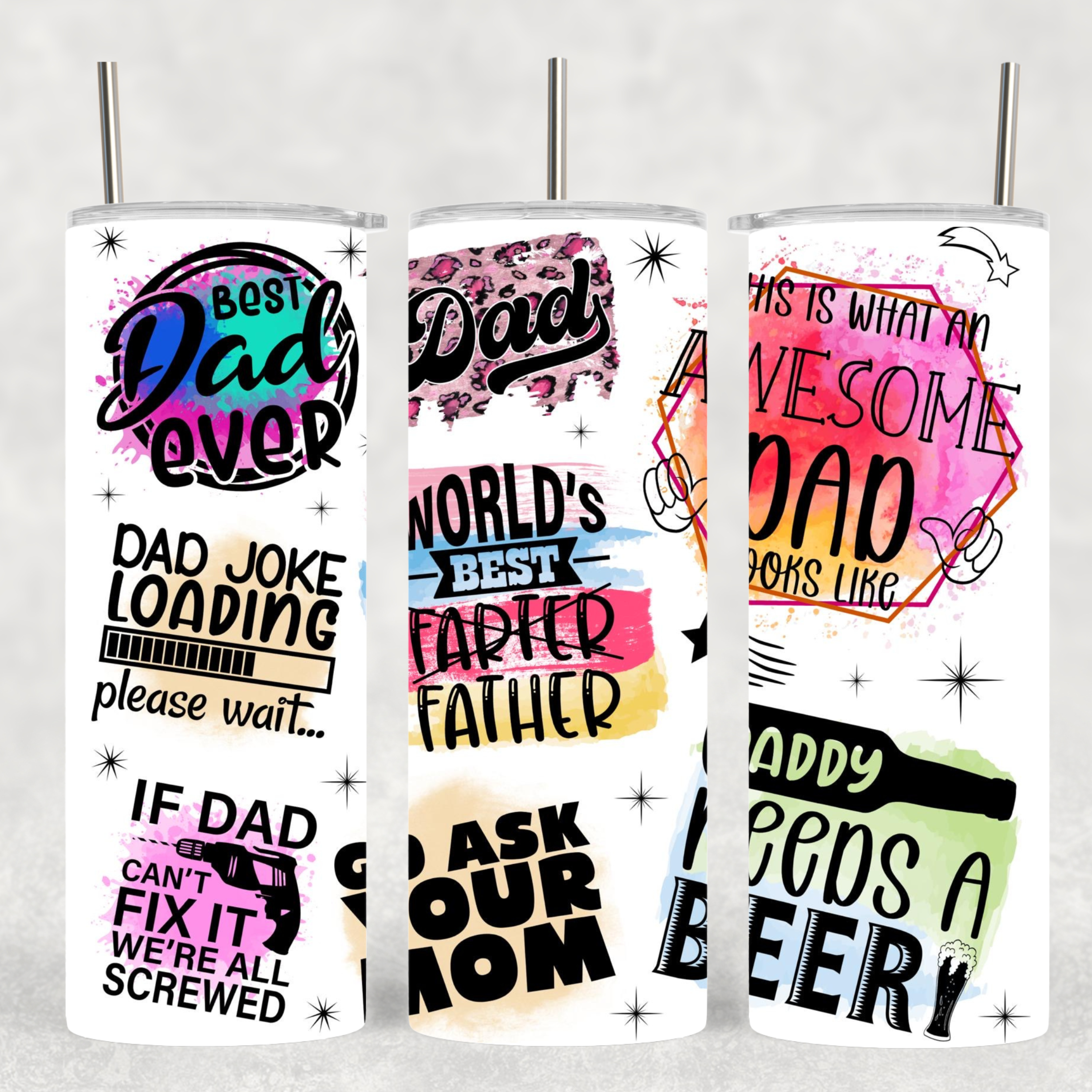 "DADicated to the Brew" Tumbler