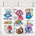 Bird of Sass™ Sarcastic Quote Tumbler