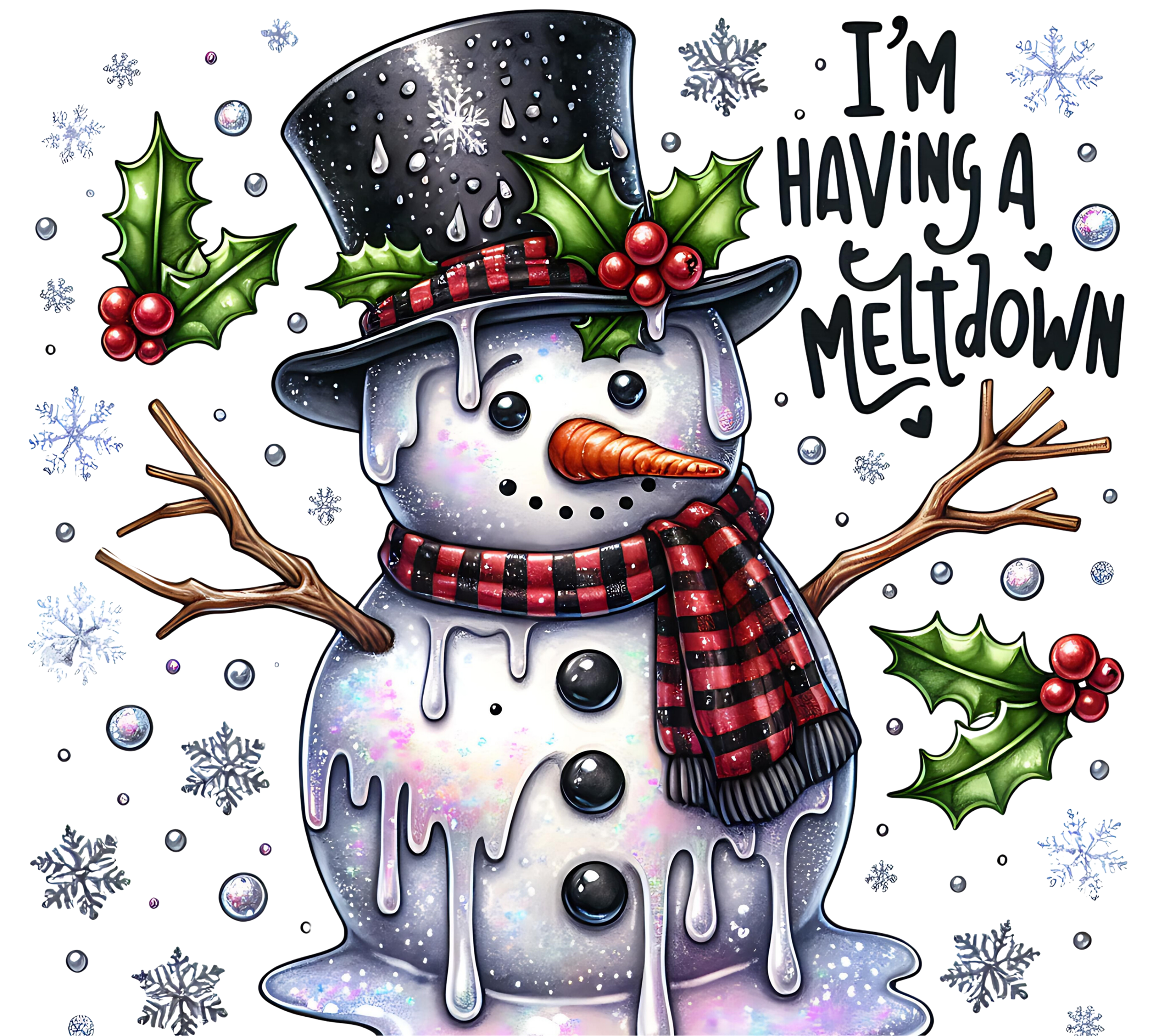 "Snowman in Crisis" Tumbler