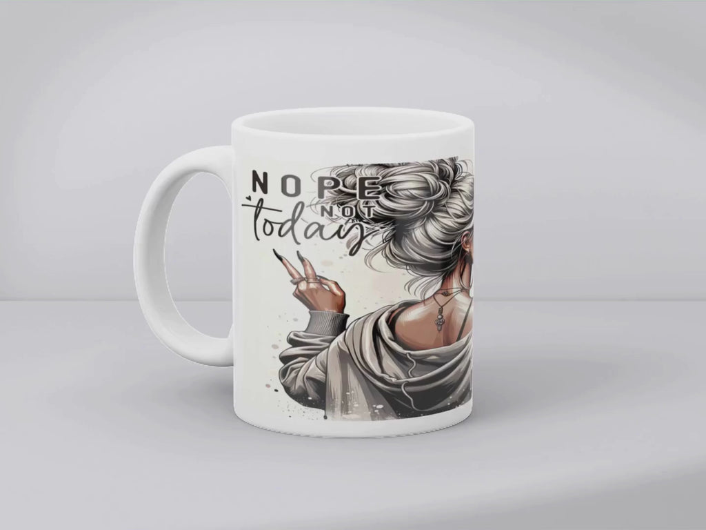 Nope Not Today - All Peopled Out 11oz-  Mug