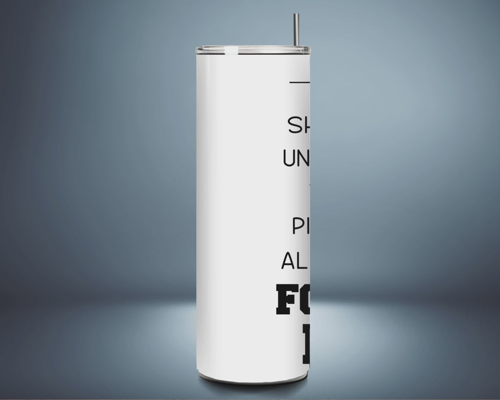 "Football Mom" Tumbler - Funny Sports Mum Gift 20oz