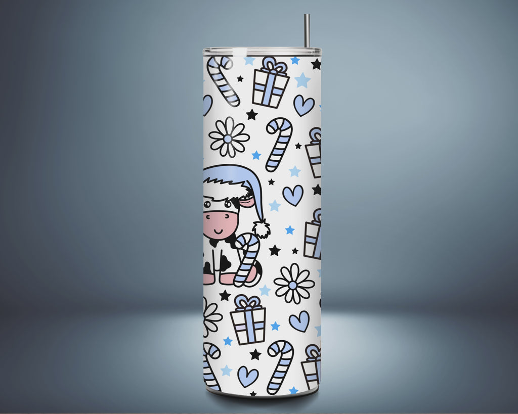 "Merry Moo Christmas" Kids Tumbler