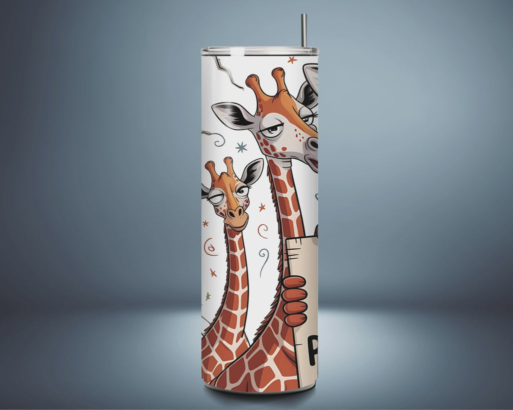 "Giraffe With an Attitude" Tumbler