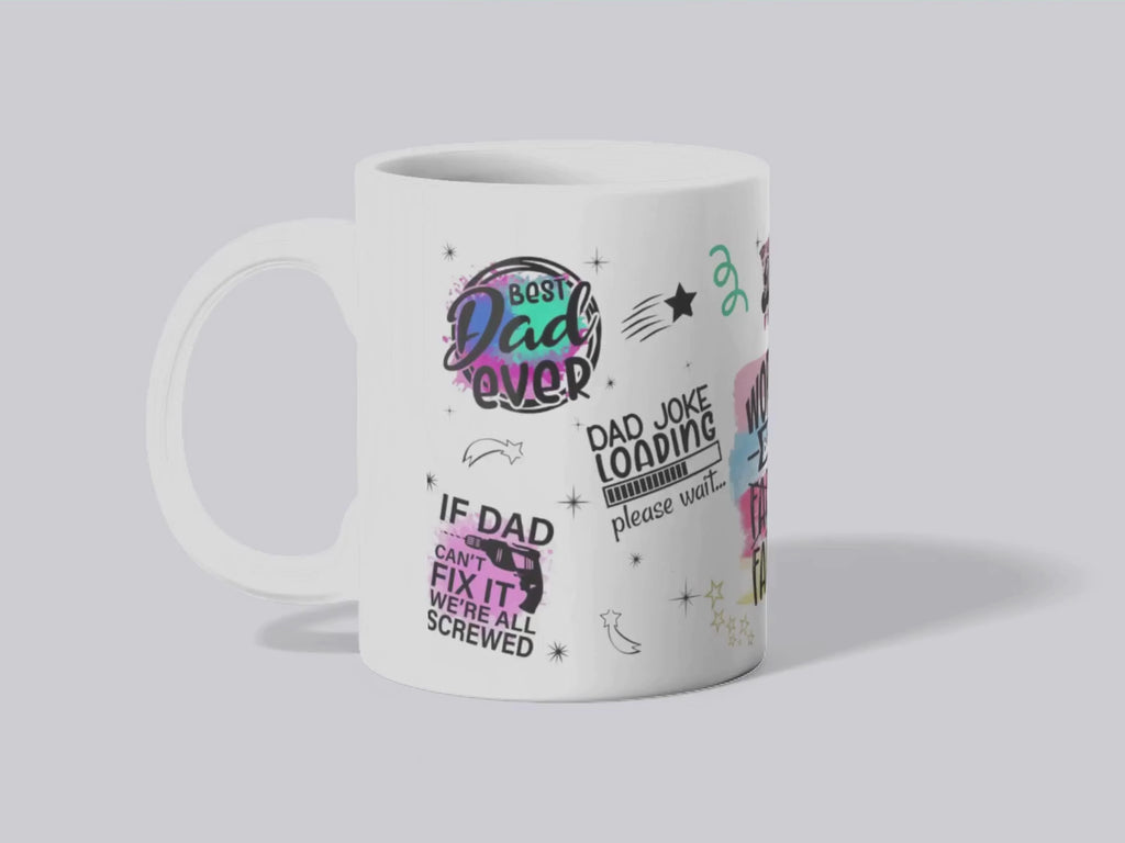"DADicated to the Brew" Mug