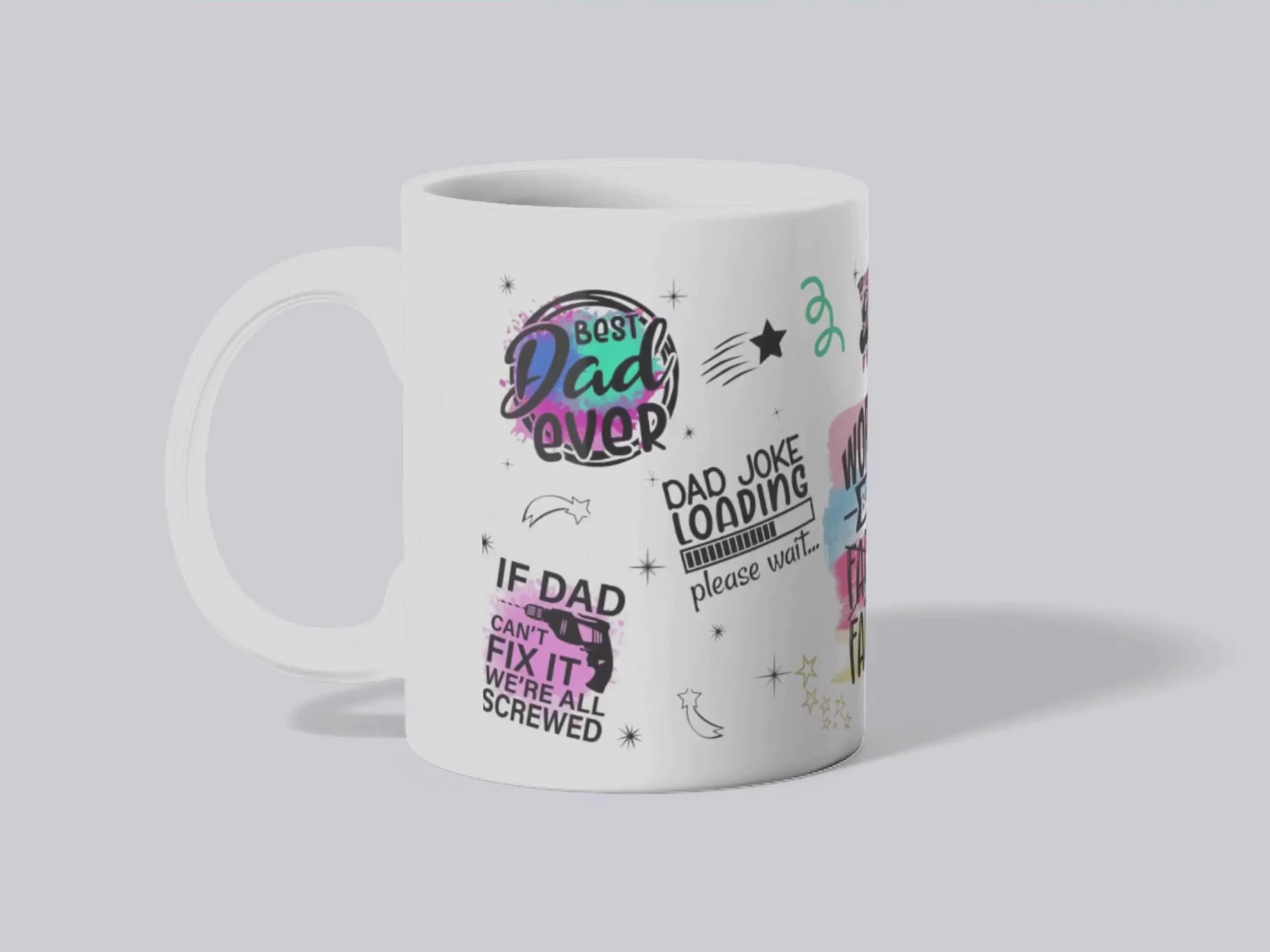 "DADicated to the Brew" Mug