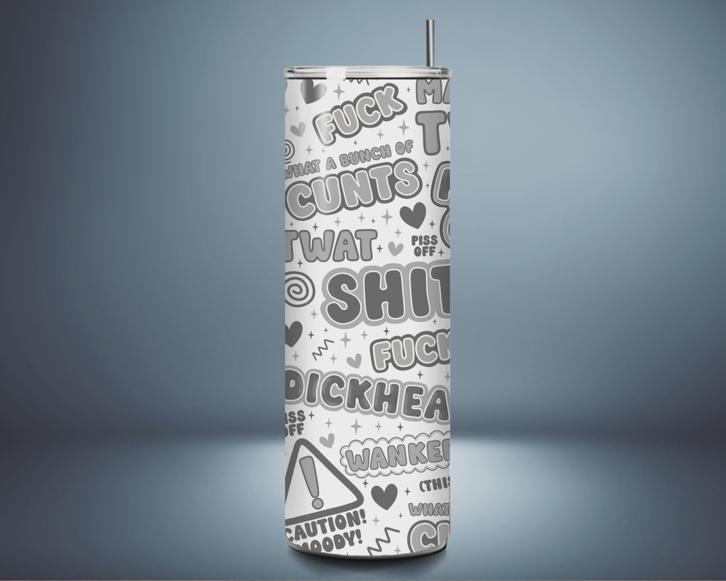 "Sweary" Tumbler - Caution Moody AF