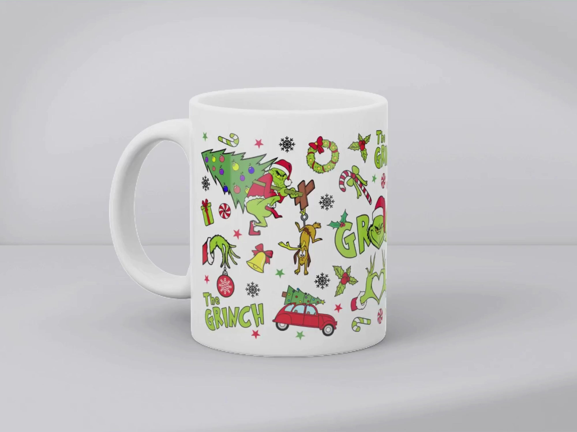 "The Grinch" Christmas Mug - Festive Holiday Gift