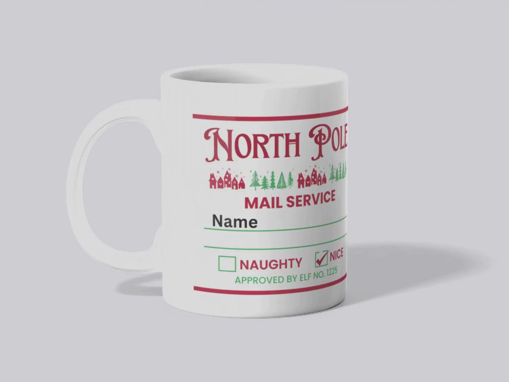 Personalised "North Pole" Mug