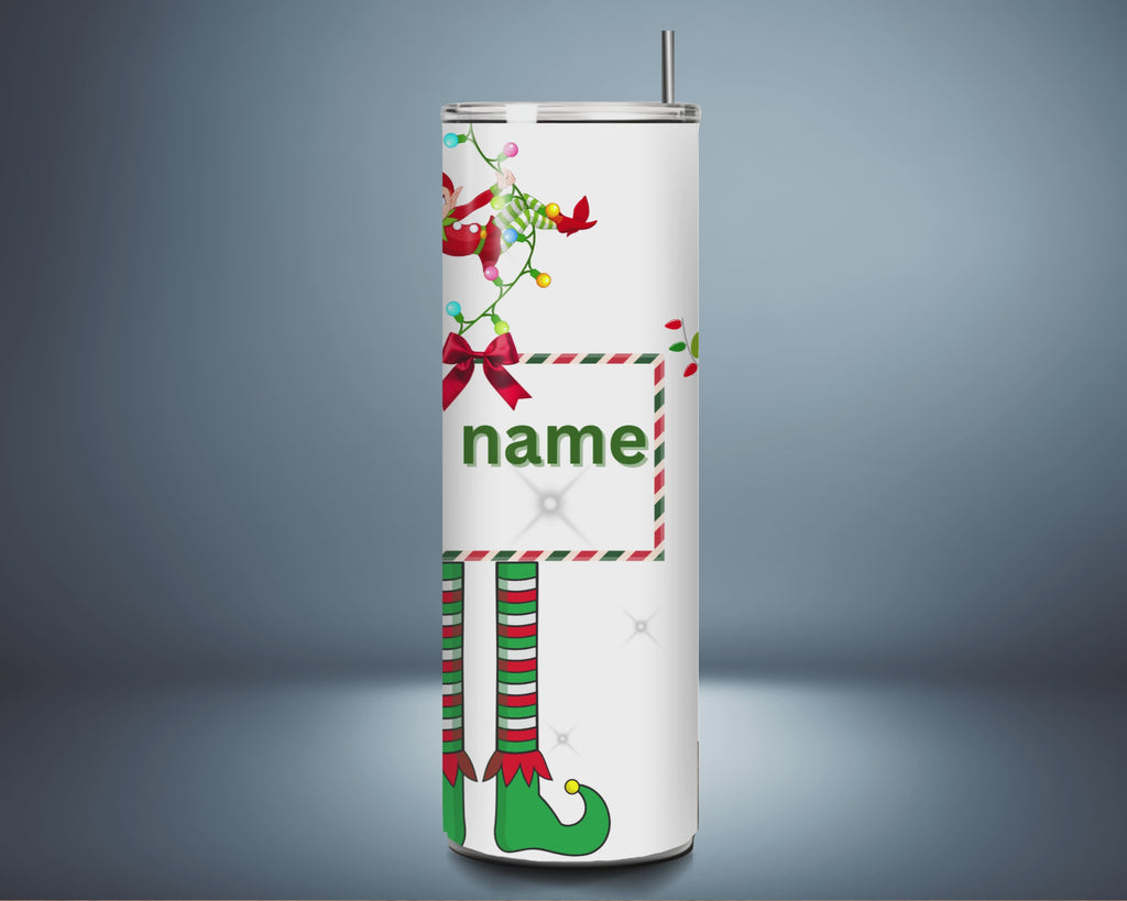 Personalised Elf 15oz Tumbler with "Free Elf"